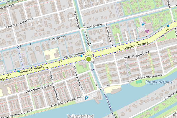 Ambulance-melding op Adriana Noorlandersingel, Rotterdam op 5 augustus, kaart-overzicht
