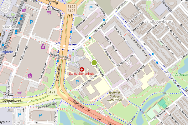 Ambulance-melding op Montessoriweg, Rotterdam op 5 augustus, kaart-overzicht