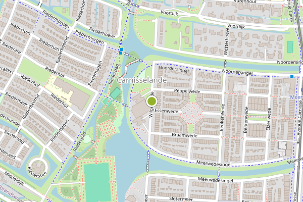 Ambulance-melding op Wilgenwede, Barendrecht op 5 augustus, kaart-overzicht