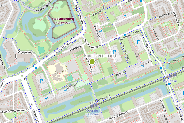 Ambulance-melding op Londenweg, Vlaardingen op 5 augustus, kaart-overzicht