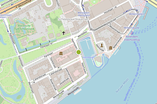 Ambulance-melding op Veerhaven, Rotterdam op 5 augustus, kaart-overzicht