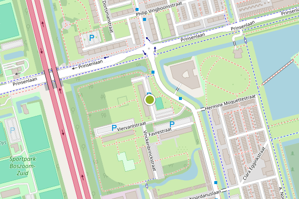 Ambulance-melding op Huslystraat, Rotterdam op 5 augustus, kaart-overzicht