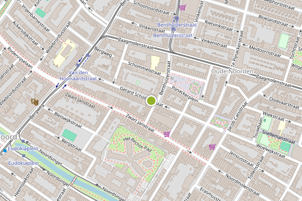 Ambulance-melding op Gerard Scholtenstraat, Rotterdam op 5 augustus, kaart-overzicht