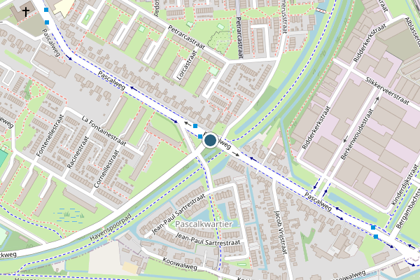 Politie-melding op Pascalweg, Rotterdam op 26 april, kaart-overzicht
