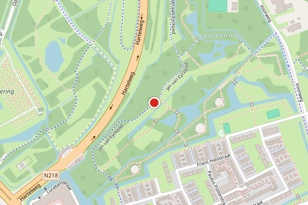 Brandweer-melding op Jan van Eyckpad, Spijkenisse op 6 augustus, kaart-overzicht