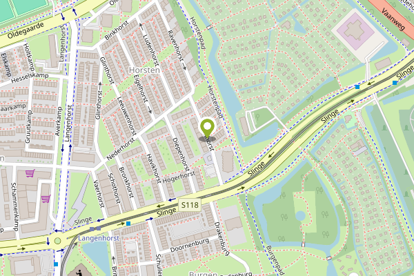 Ambulance-melding op Lokhorst, Rotterdam op 26 april, kaart-overzicht