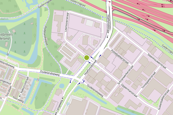 Ambulance-melding op Leerlooierstraat, Hoogvliet op 6 augustus, kaart-overzicht