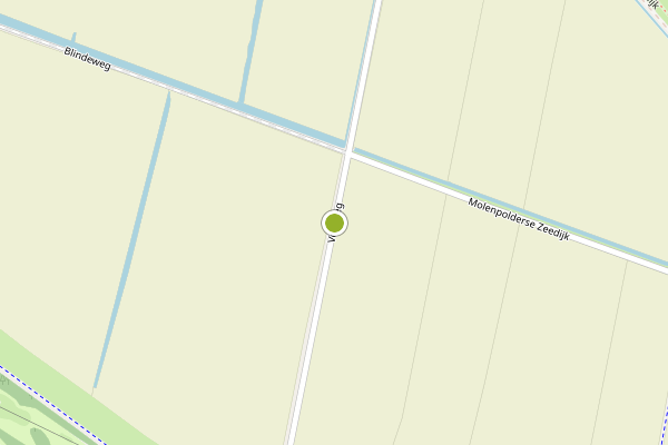 Ambulance-melding op Veerweg, Rhoon op 21 mei, kaart-overzicht