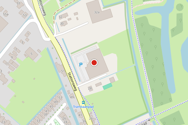 Brandweer-melding op Stationsweg, Zuidland op 6 augustus, kaart-overzicht