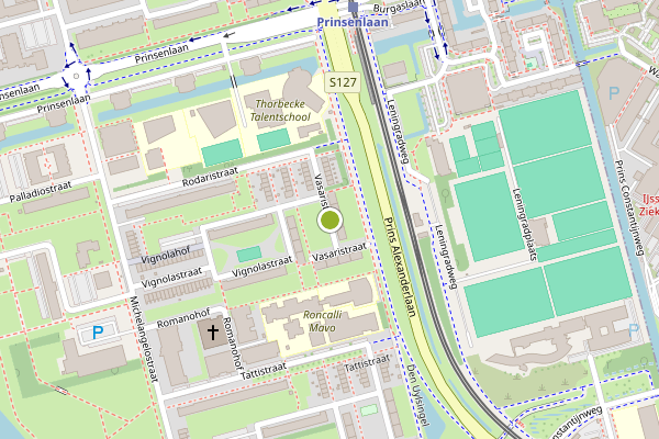 Ambulance-melding op Vasaristraat, Rotterdam op 6 augustus, kaart-overzicht