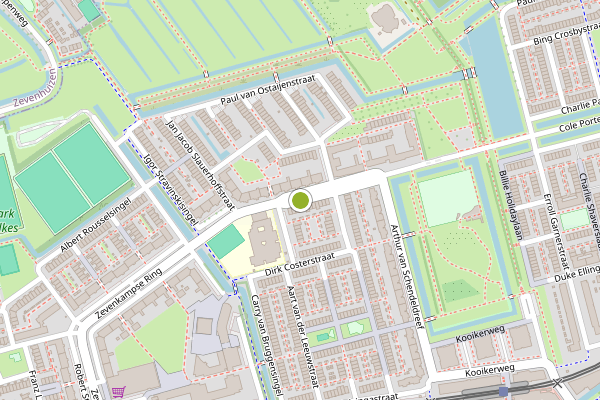Ambulance-melding op Victor E. van Vrieslandstraat, Rotterdam op 6 augustus, kaart-overzicht