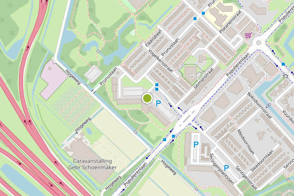 Ambulance-melding op Goudenregenplantsoen, Ridderkerk op 7 augustus, kaart-overzicht