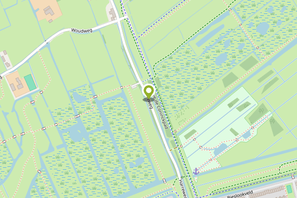 Ambulance-melding op Harreweg, Schiedam op 25 april, kaart-overzicht