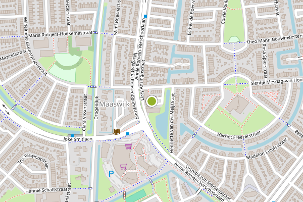 Ambulance-melding op Lizzy Ansinghstraat, Spijkenisse op 7 augustus, kaart-overzicht
