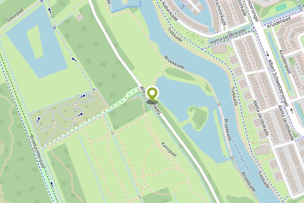 Ambulance-melding op Watersportweg, Vlaardingen op 26 april, kaart-overzicht