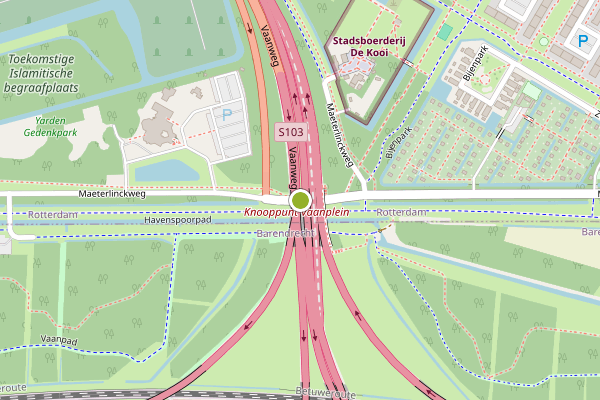 Ambulance-melding op Maeterlinckweg, Rotterdam op 7 augustus, kaart-overzicht