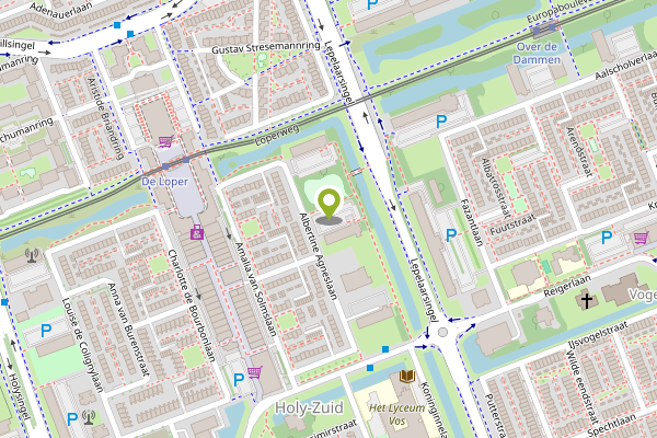 Ambulance-melding op Albertine Agneslaan, Vlaardingen op 26 april, kaart-overzicht