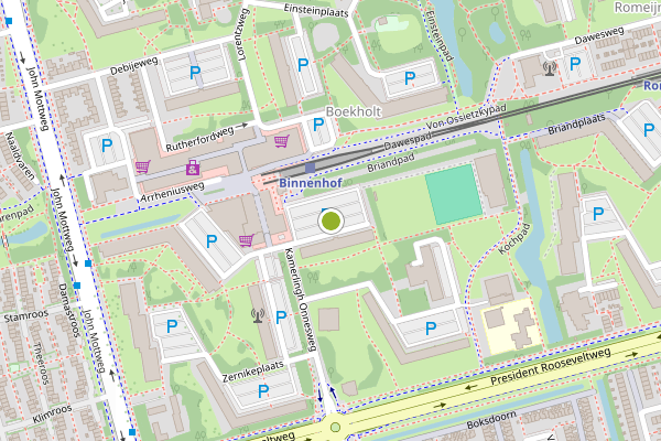 Ambulance-melding op Max Planckplaats, Rotterdam op 7 augustus, kaart-overzicht