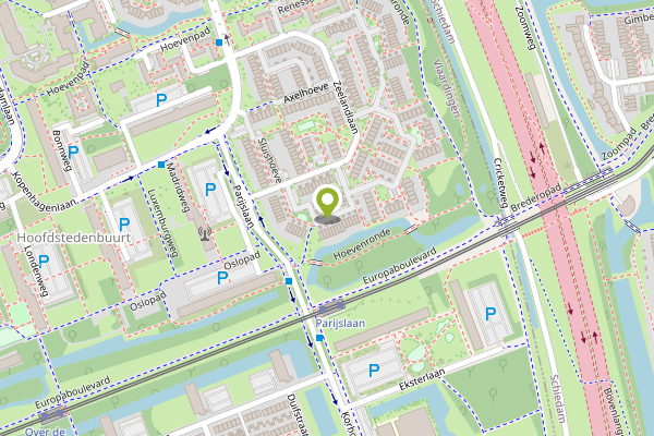 Ambulance-melding op Zoutelandehoeve, Vlaardingen op 26 april, kaart-overzicht