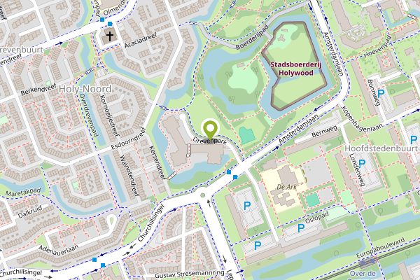 Ambulance-melding op Drevenpark, Vlaardingen op 25 april, kaart-overzicht