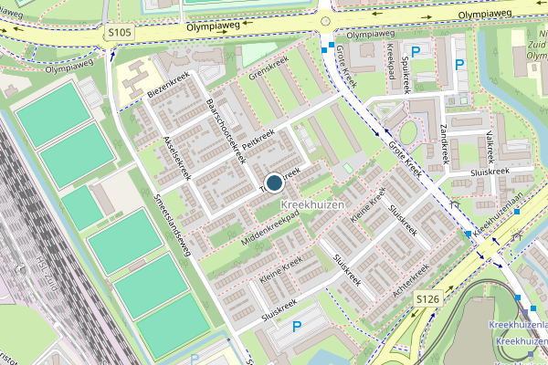 Politie-melding op Tonnekreek, Rotterdam op 7 augustus, kaart-overzicht