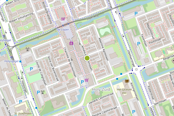 Ambulance-melding op Amalia van Solmslaan, Vlaardingen op 21 mei, kaart-overzicht