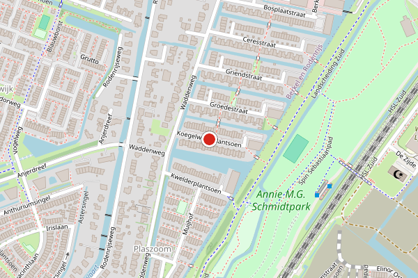 Brandweer-melding op Koegelwieckplantsoen, Berkel en Rodenrijs op 21 mei, kaart-overzicht