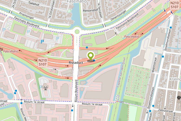 Ambulance-melding op Abram van Rijckevorselweg, Capelle aan den IJssel op 26 april, kaart-overzicht