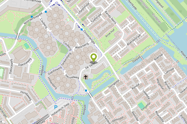 Ambulance-melding op Zijpenberg, Capelle aan den IJssel op 26 april, kaart-overzicht