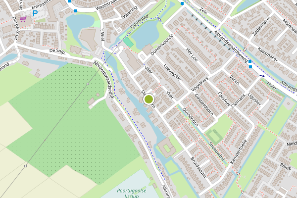 Ambulance-melding op Sleedoorn, Poortugaal op 23 mei, kaart-overzicht