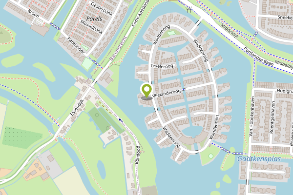 Ambulance-melding op Waddenring, Barendrecht op 26 april, kaart-overzicht