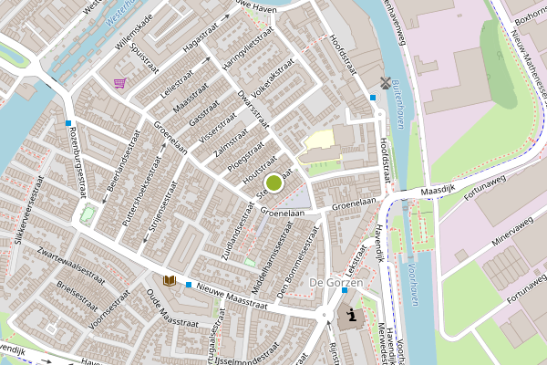 Ambulance-melding op Jan Steenstraat, Schiedam op 23 mei, kaart-overzicht