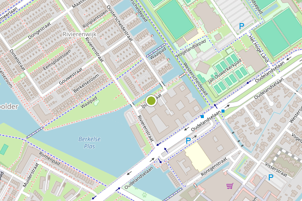 Ambulance-melding op IJsselstraat, Berkel en Rodenrijs op 23 mei, kaart-overzicht