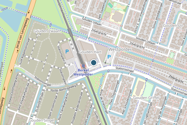 Politie-melding op Westpolderplein, Berkel en Rodenrijs op 23 mei, kaart-overzicht