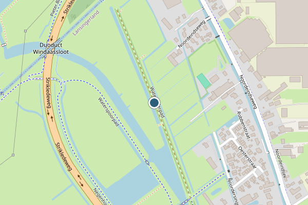 Politie-melding op Waterjufferpad, Berkel en Rodenrijs op 22 mei, kaart-overzicht
