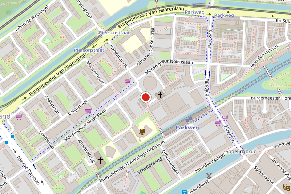 Brandweer-melding op Lieftinckplein, Schiedam op 24 mei, kaart-overzicht