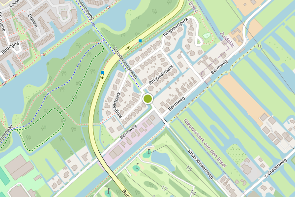 Ambulance-melding op Schollevaartseweg, Capelle aan den IJssel op 24 mei, kaart-overzicht