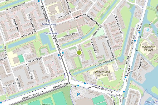 Ambulance-melding op Josephus Jittastraat, Rotterdam op 24 mei, kaart-overzicht