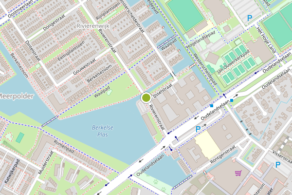 Ambulance-melding op Rivierenstraat, Berkel en Rodenrijs op 24 mei, kaart-overzicht