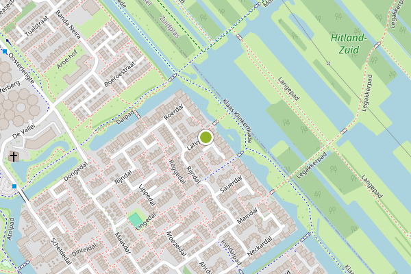 Ambulance-melding op Lahndal, Capelle aan den IJssel op 25 mei, kaart-overzicht