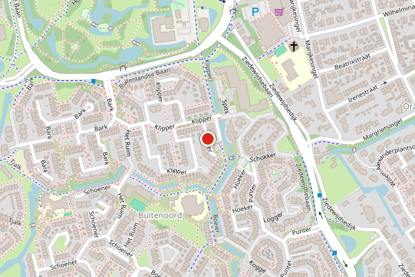 Brandweer-melding op Klipper, Barendrecht op 25 mei, kaart-overzicht