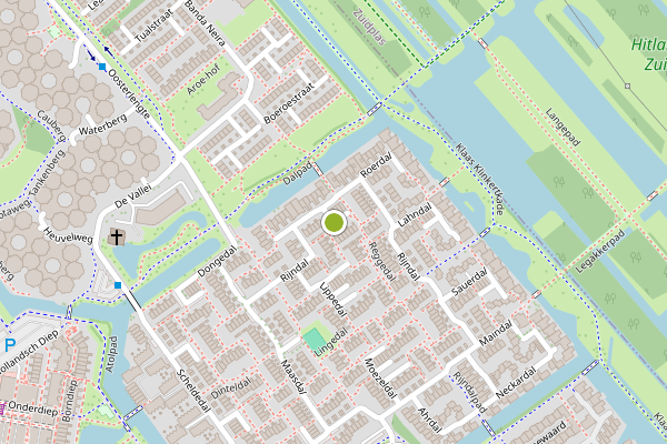 Ambulance-melding op Reggedal, Capelle aan den IJssel op 25 mei, kaart-overzicht
