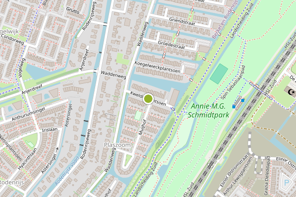 Ambulance-melding op Kwelderplantsoen, Berkel en Rodenrijs op 25 mei, kaart-overzicht