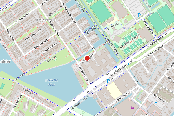 Brandweer-melding op IJsselstraat, Berkel en Rodenrijs op 28 mei, kaart-overzicht