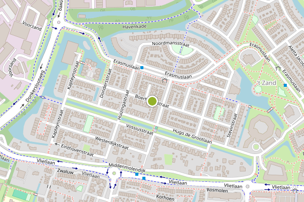 Ambulance-melding op Boerhaavestraat, Ridderkerk op 27 mei, kaart-overzicht