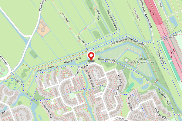 Brandweer-melding op Vroonweerseweg, Vlaardingen op 27 april, kaart-overzicht
