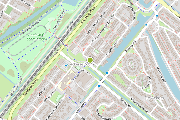 Ambulance-melding op Jan Stuytstraat, Bergschenhoek op 28 mei, kaart-overzicht