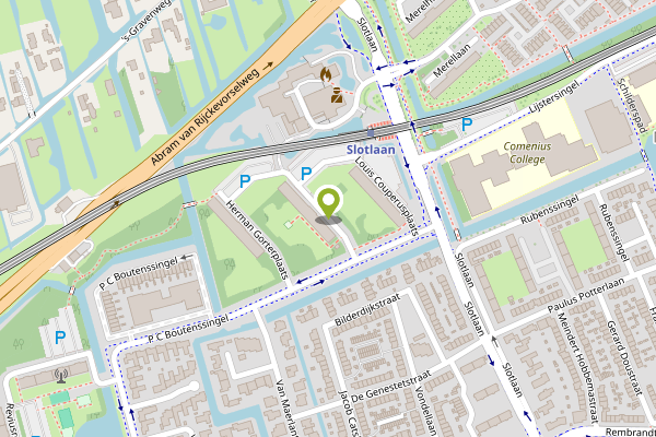 Ambulance-melding op Frederik van Eedenplaats, Capelle aan den IJssel op 27 april, kaart-overzicht