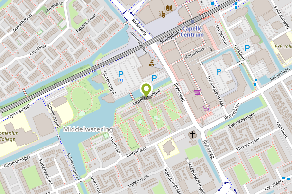 Ambulance-melding op Lepelaarsingel, Capelle aan den IJssel op 27 april, kaart-overzicht