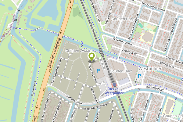 Ambulance-melding op Stationsplein, Berkel en Rodenrijs op 27 april, kaart-overzicht